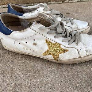 White Golden Goose Gold star